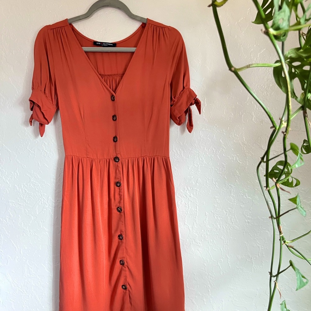 Pink Clay Summer Dress